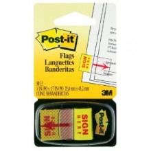 3M 印裝旗仔 SIGH HERE 1"x1-3/4" (50張/包) 680-9