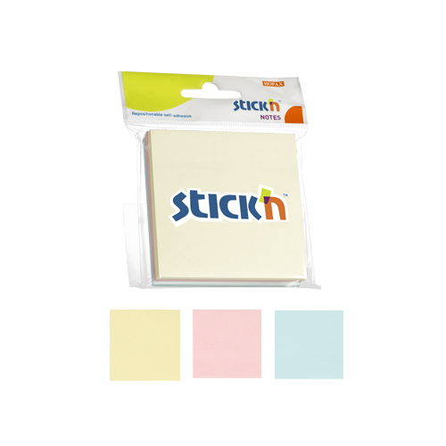 Stick'N 可再貼便條紙 2"x3" 什色 (100張/包)