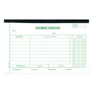 英文傳票 Payment  Voucher #1781A