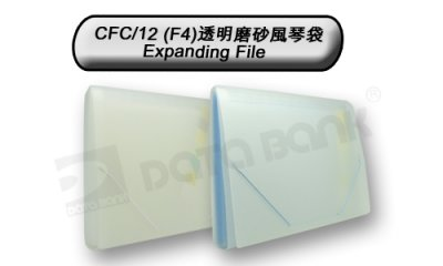 DATA BANK F4 12格透明磨砂风琴快劳 CFC/12