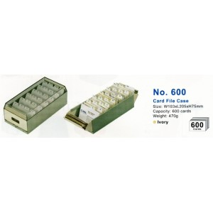 CARL 咭片盒 600張