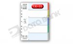 DATA BANK A4 5级胶质彩色索引分类  CID-05