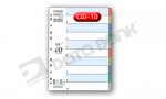 DATA BANK A4 10級膠質彩色索引分類  CID-10