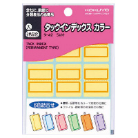 Kokuyo Tack Label 6色索引头标签 27x34mm @54'S TA-42