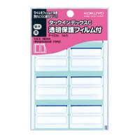 Kokuyo Tack Label 索引头标签 (附保护胶膜面) 42x34mm @54'S TA-123