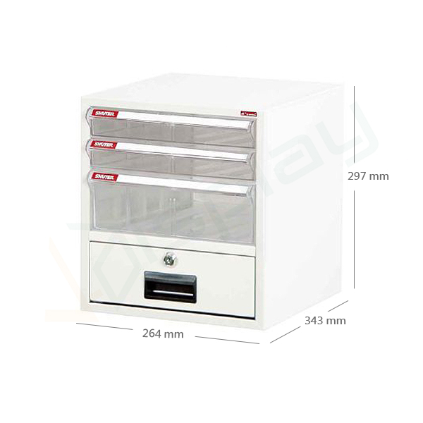 Shuter 树德文件柜 A4-104K (4 抽屜)       264W x 343D x 297H (mm)