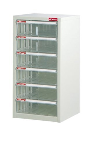 Shuter 树德文件柜 A4-106H (6 透明阔抽屜)       285W x 343D x 579H (mm)