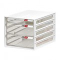 Shuter 树德塑胶外壳文件柜 - 白色  DD-1221    250W x 340D x 230H (mm)