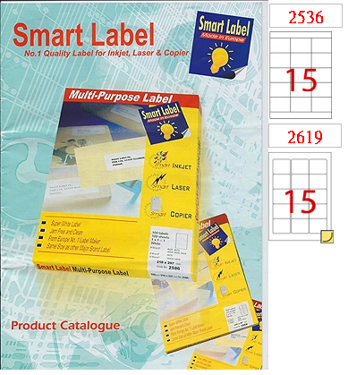 Smart Label  噴墨+鐳射+影印三用标签 (100張)  (3x5) K15