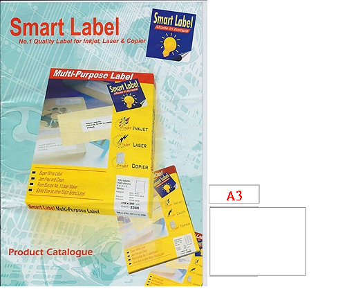 Smart Label  噴墨+鐳射+影印三用标签 (100張) 420x297mm - A3  #R7070-A3