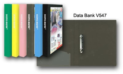 DATA BANK A4 面包膠 2孔活頁夾 (1") V547