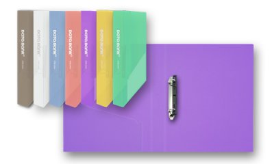 DATA BANK A4 磨砂透明 2孔活页夾 (1.5") EM647