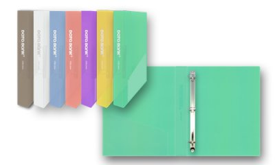 DATA BANK A4 磨砂透明 3孔活頁夾 (1.5") EM648