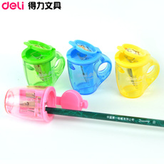 Deli 0551 水杯型 雙孔鉛筆刨