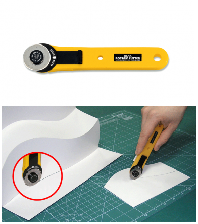 日本 OLFA RTY-1/G ROTARY CUTTER 28mm 滾轮轉式界刀