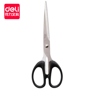 Deli #6009  7" 膠柄剪刀