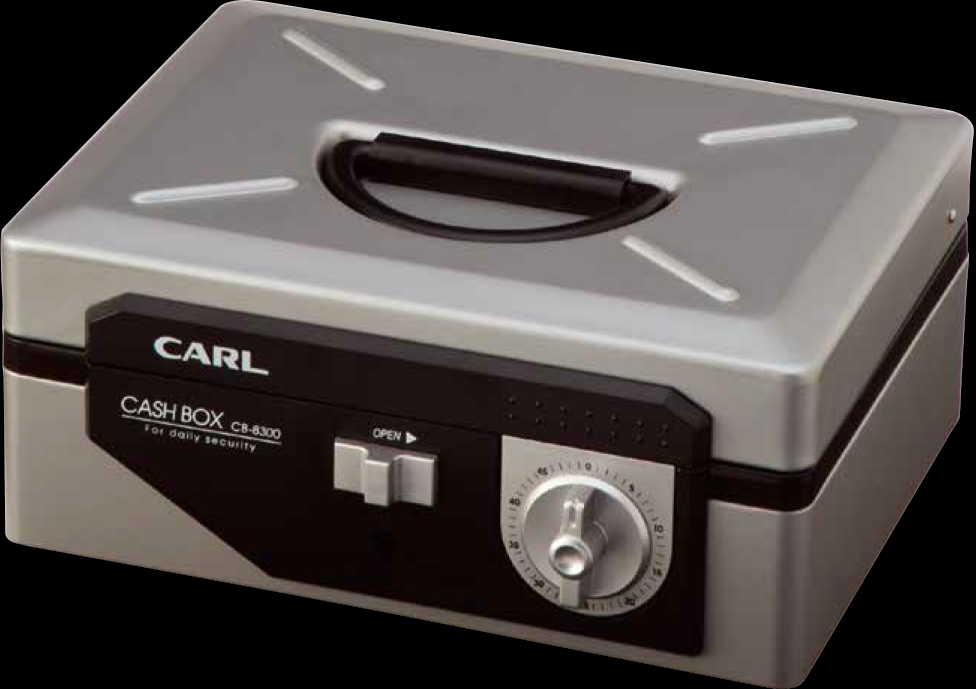 CARL CB-8300 8" 双锁钱箱