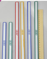 RBD 8" 高级硬胶磁呎 (2支装)
