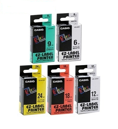 CASIO 12mm x 8M 顏色標籤帶