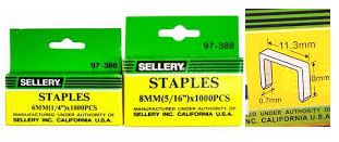 SELLERY 97-388 8mm 钉槍针 (1000枚)