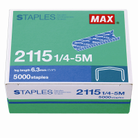 MAX 2115 1/4-5M 6.3mm B8 釘書釘  (5000枚)