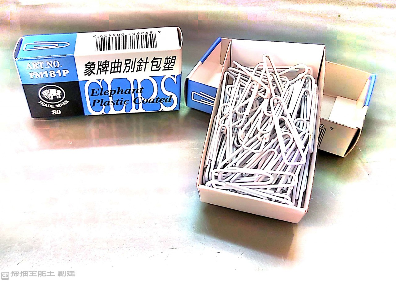象牌 白色/彩色万字夾 PM-181P (1-1/4") (100个)