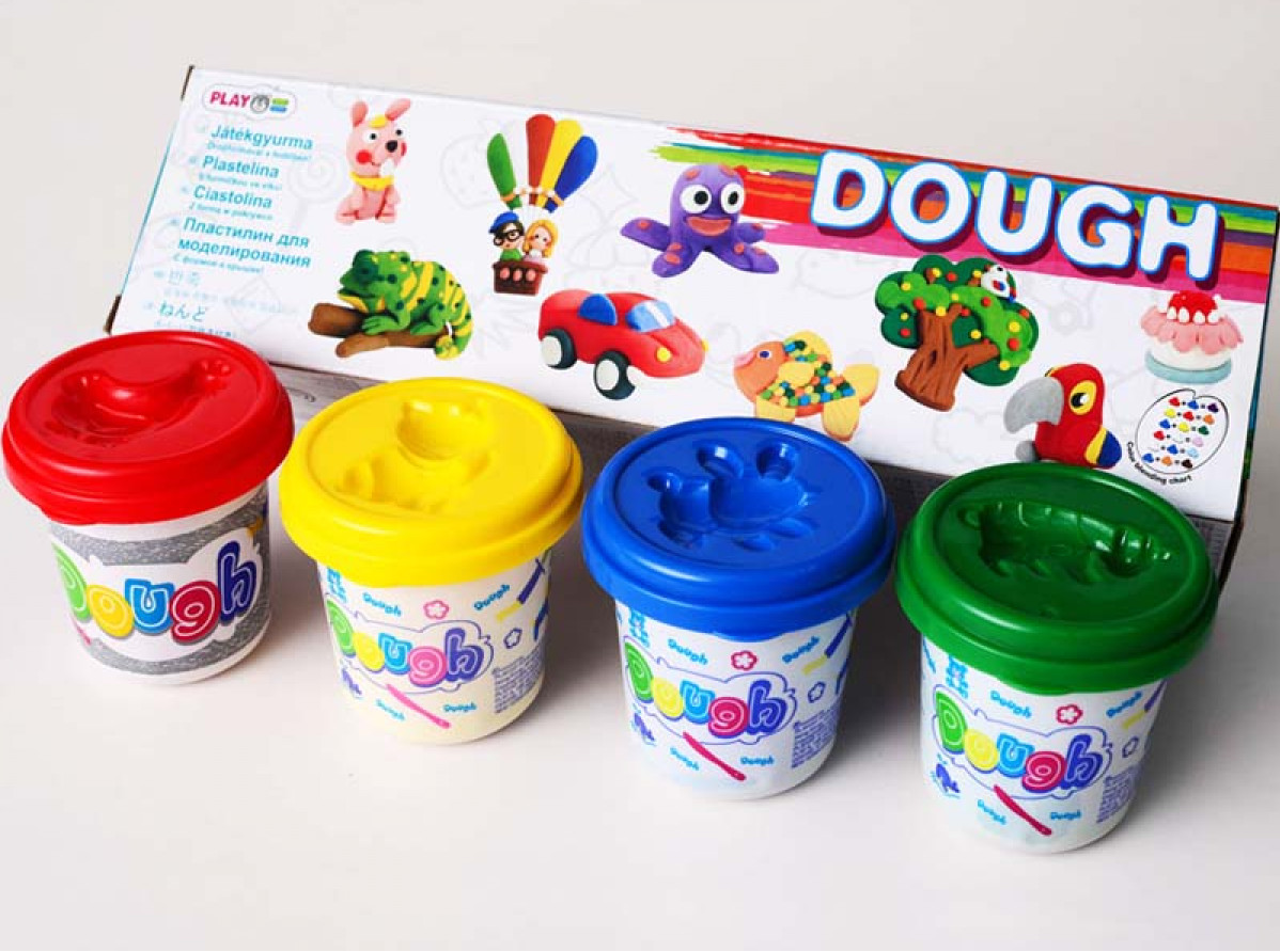 Play Doh 4色彩泥胶