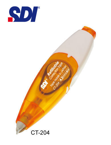 SDI i PUSH 輕按式改错带 CT-204 (4mm x 6M)