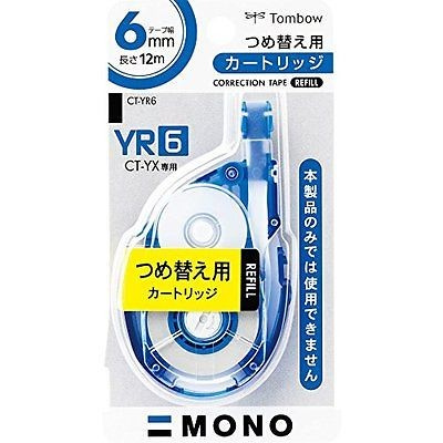 Tombow 日本蜻蜓牌改錯帶替芯 CT-YR6 (6mm x 12M)