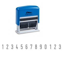 SHINY S-313 13位數字回墨印 (3MM)