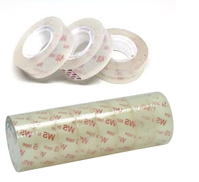 W.S 大碼透明膠紙 1/2" (12卷裝)