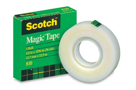 Scotch 思高牌#810 神奇隐形胶纸  1/2"x36yds