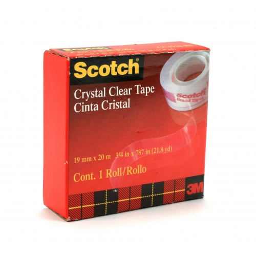 Scotch 思高牌#CC1920-B 晶瑩胶纸  3/4"x21.8yds