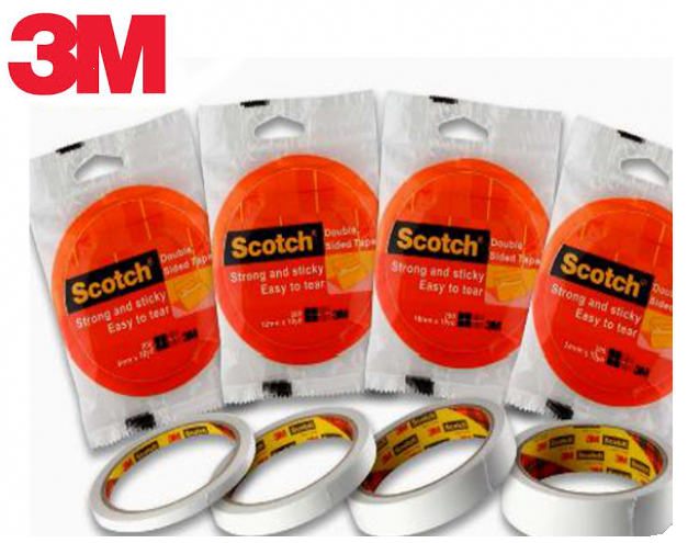 Scotch 3M #200 双面胶纸 - 18mmx10yds