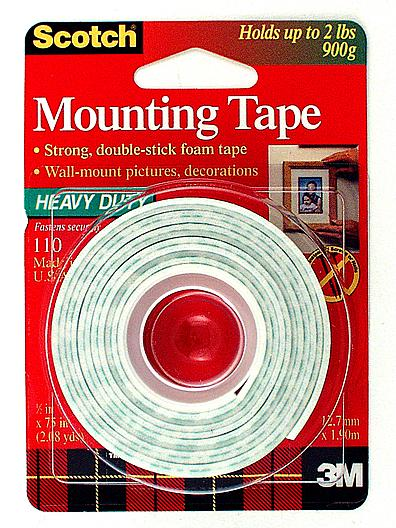 3M Mounting Tape  #110 双面海棉胶纸 1/2"x1.9M