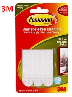 3M™ Command™ 無痕™ 中型魔術貼- #17201-4PK