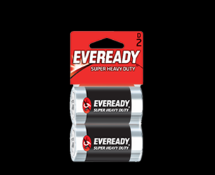 Eveready 黑貓碳性大電池 (D) 2粒裝