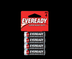Eveready 黑貓碳性电池 (AA) 4粒装