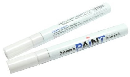 Zebra 斑马牌油漆筆 200M - 红,金,蓝