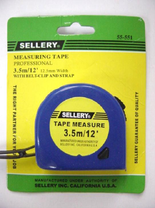 Sellery 钢拉尺 - 3.5M/12'  12.5mm Width