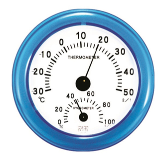 CRECER CR-108 圓形溫濕度計  (-30℃ - 50℃)