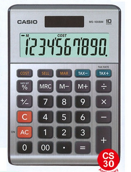 CASIO MS-100BM 計算機 (10位) - 停產