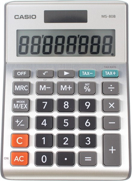 CASIO MS-80B 計算機 (8位) - 停產