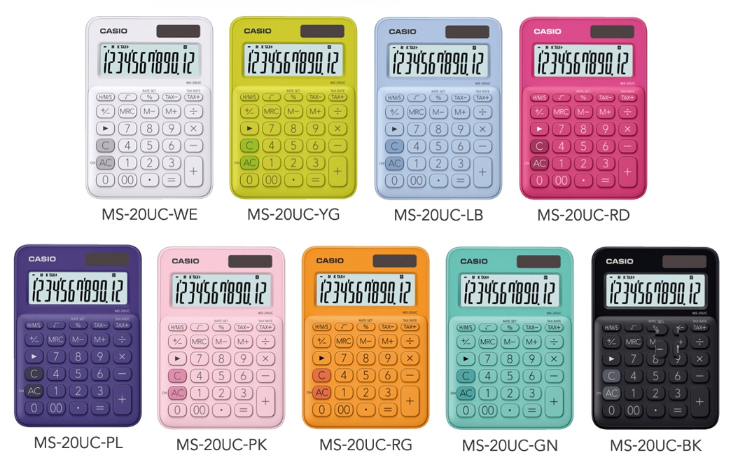 CASIO MS-20UC 計算機 (12位)