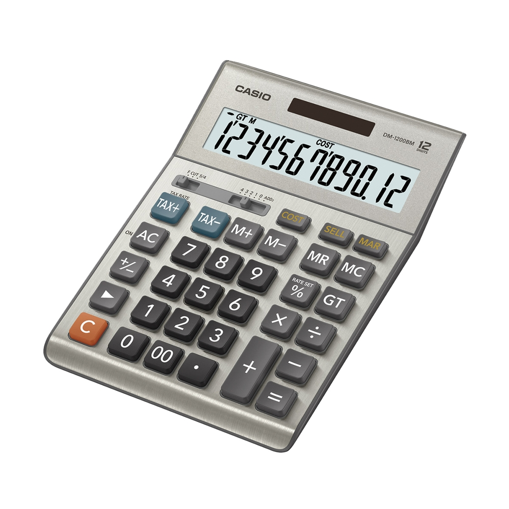 CASIO DM-1200FM 計算機 (12位)