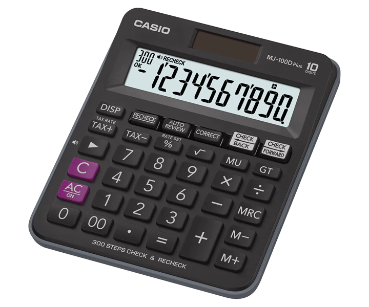 CASIO MJ-100D Plus 计算机 (10位)