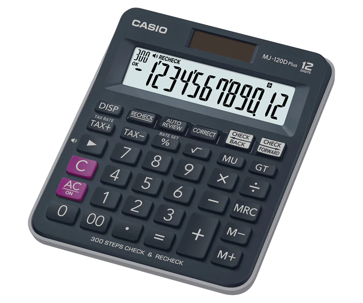 CASIO MJ-120D Plus 計算機 (12位)