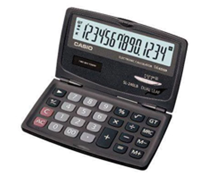 CASIO SL-240LB 携带式计算机 (14位)