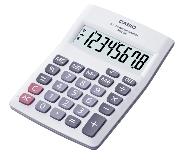 CASIO MW-8V 计算机 (8位)