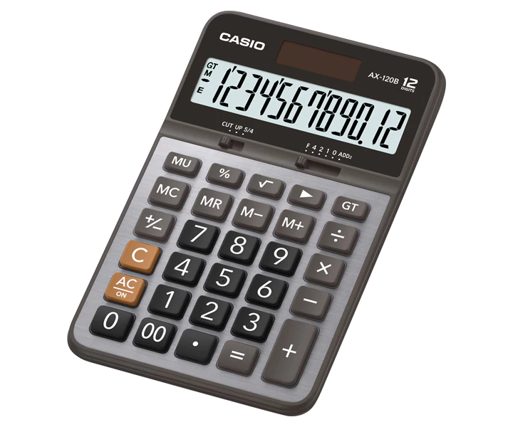 CASIO AX-120B 計算機 (12位)